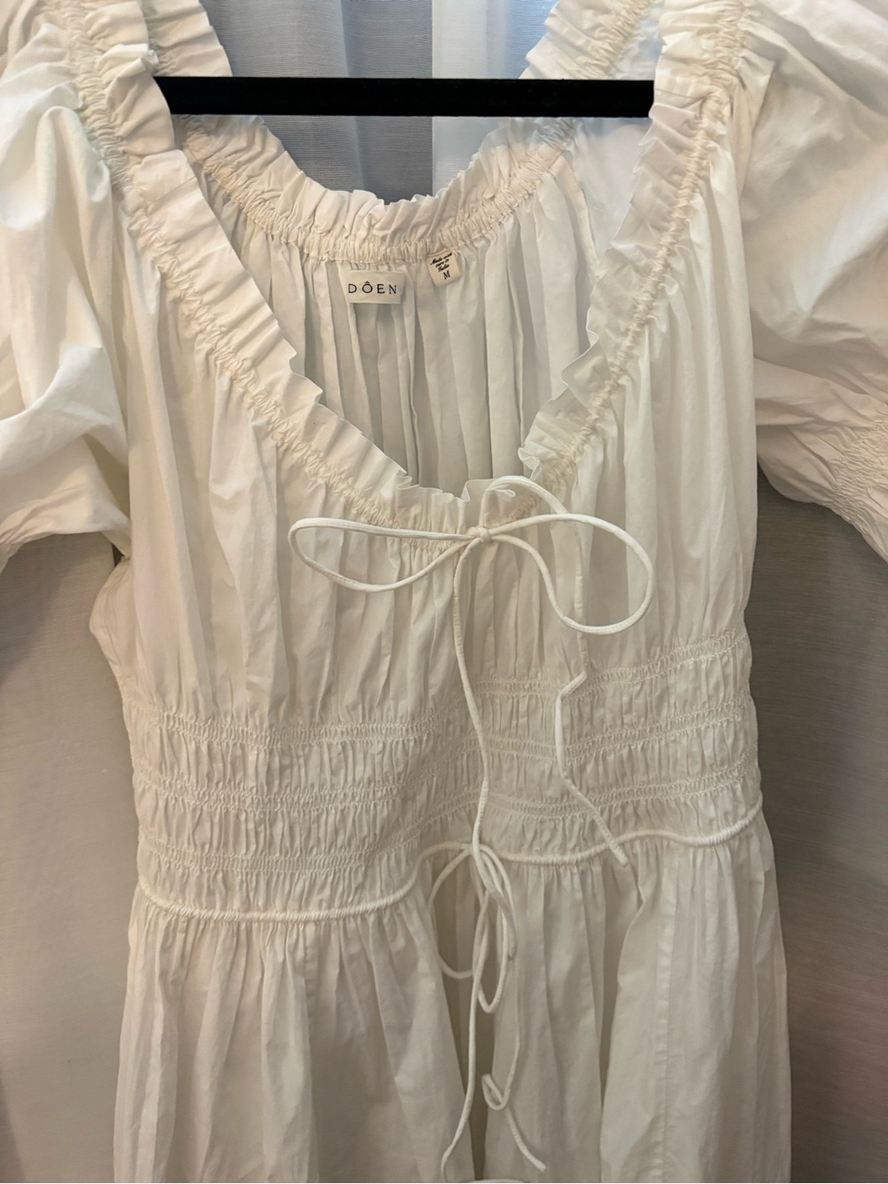 Doen Ischia White Maxi Dress - Picture 3 of 6